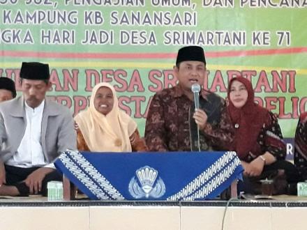 Pencanangan Kampung KB Sanansari Srimartani