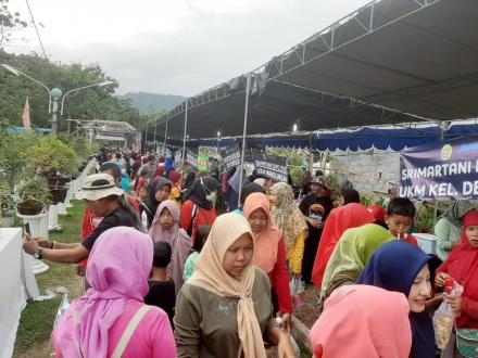 Ribuan Orang Berkunjung ke Srimartani Expo di Taman Bonsai