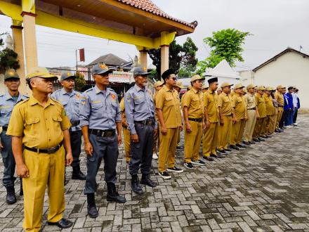 Pilkada Usai, Satlinmas Ikuti Apel Pagi