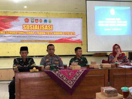 Sosialisasi TMMD Tahap 1 di Srimartani