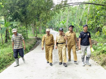 Dinas PU Cek Lokasi TMMD di Srimartani