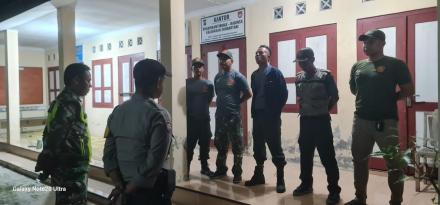 Satuan Linmas Srimartani Lakukan Patroli