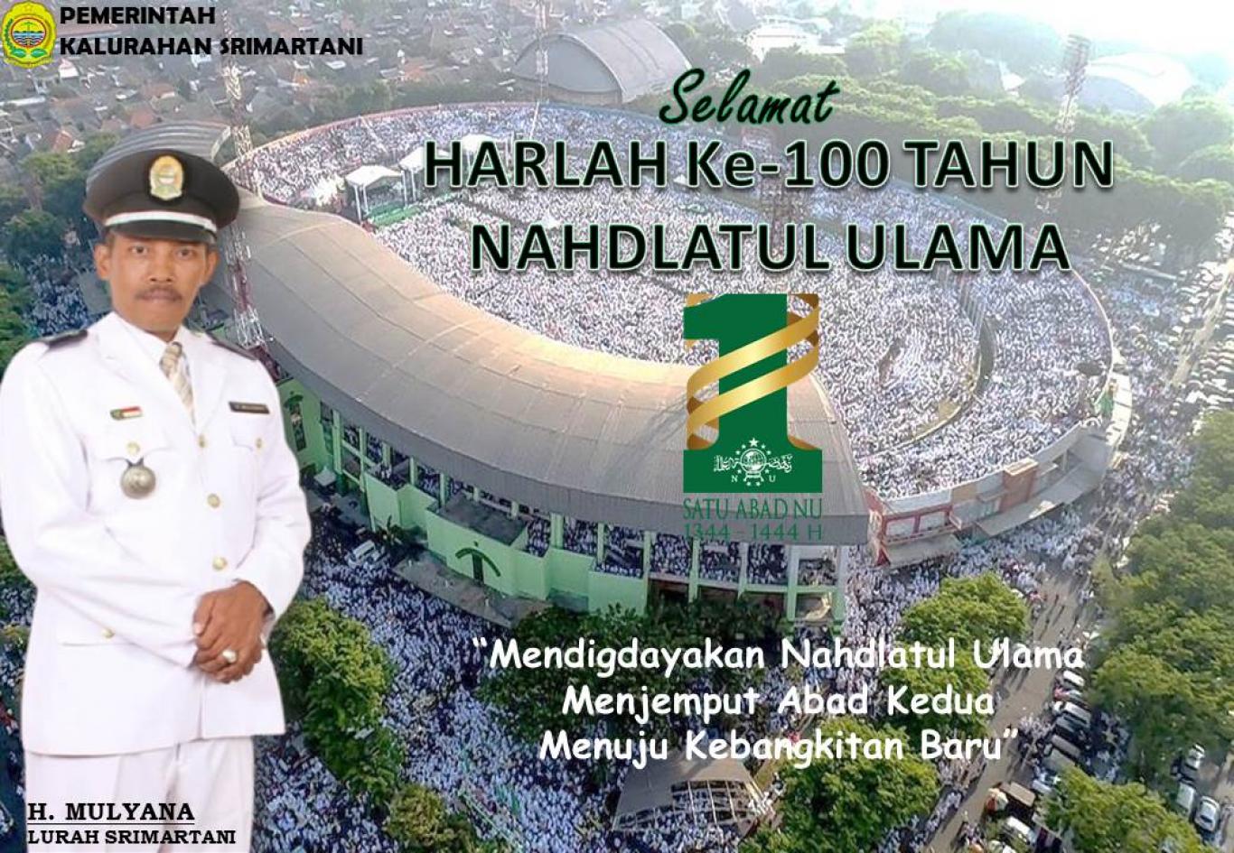 Srimartani Ucapkan Selamat 1 Abad Nahdlatul Ulama - Website Kalurahan ...